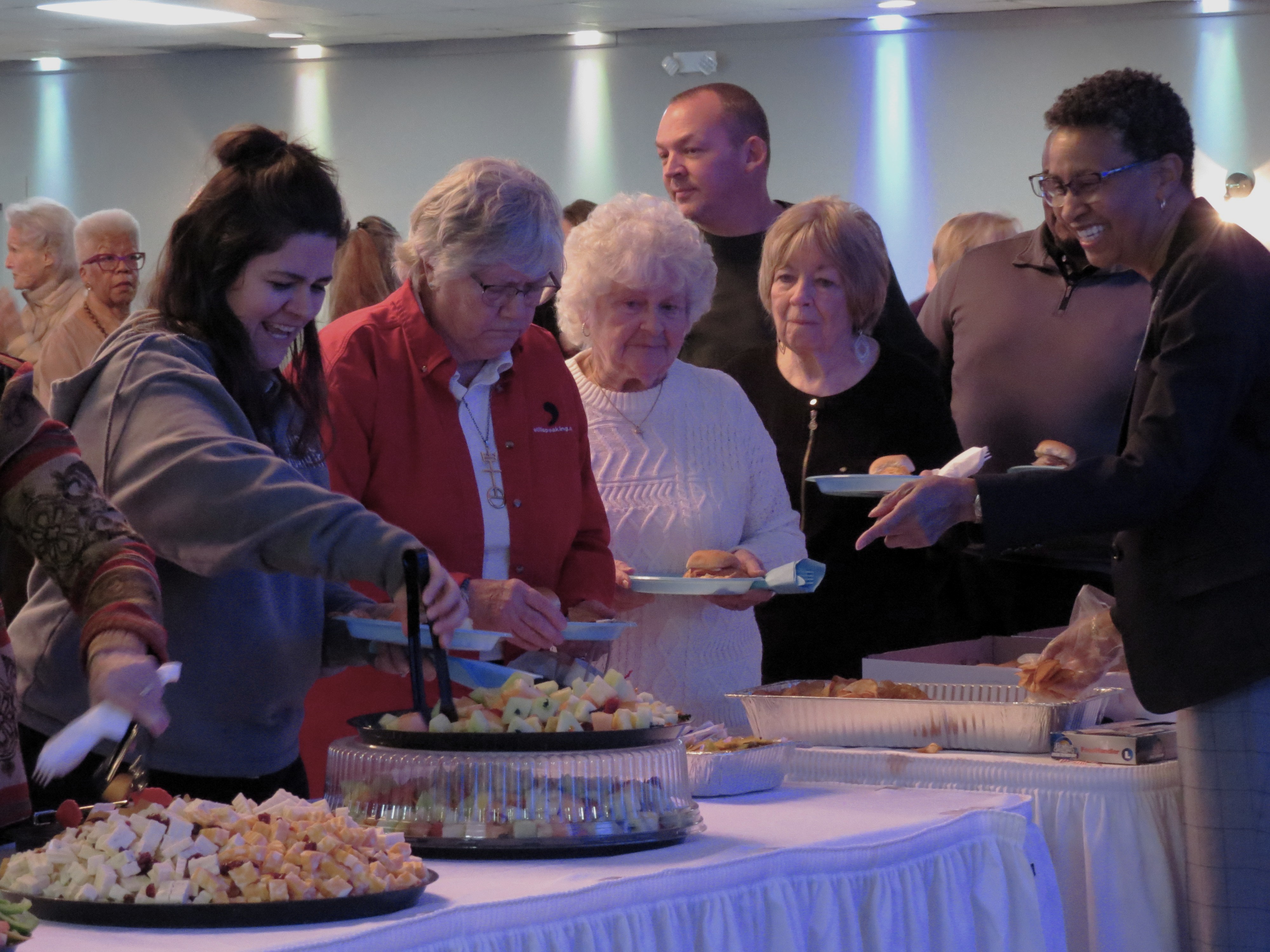 ordination reception pic with Virginia.JPG